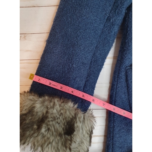 Apt.9  Double Breasted Winter Jacket, Oversized Pea Coat, Small - Picture 13 of 16